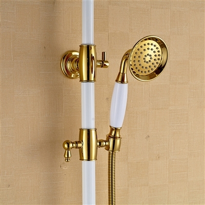 Antique Gold Shower Fixtures